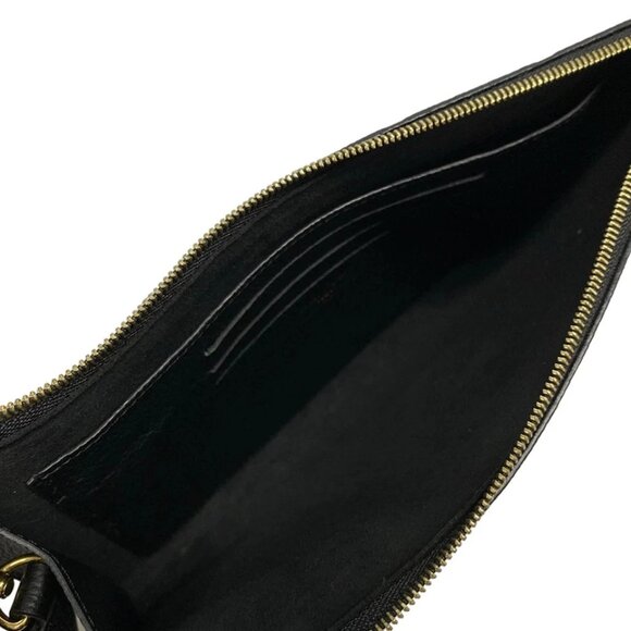 LOUIS VUITTON Pochette Melanie MM Noir Monogram Empreinte - 910-082325 - Picture 10 of 14